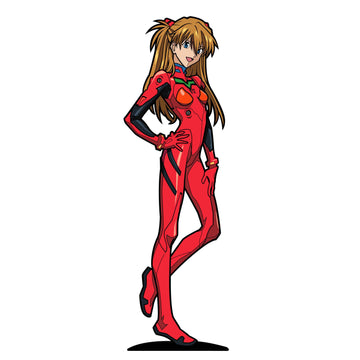 Neon Genesis Evangelion Asuka Langley FiGPiN #334 | Classic Enamel Pin - BUCKET POPCORN